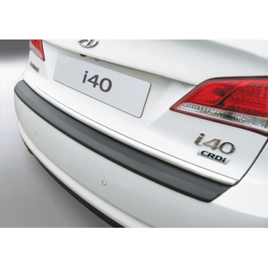 Накладка на задний бампер с загибом HYUNDAI i40 sedan (2012 -) бренд – RGM главное фото